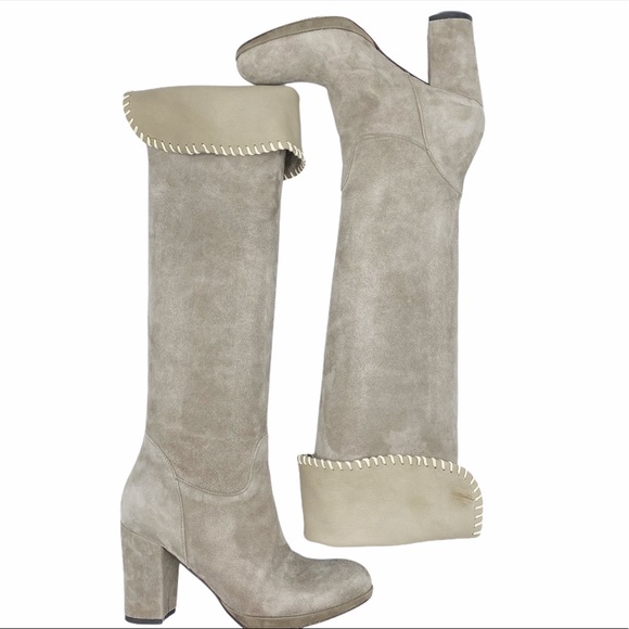 Michele Negri Suede Over the Knee Boot | 36 - Picture 3 of 13